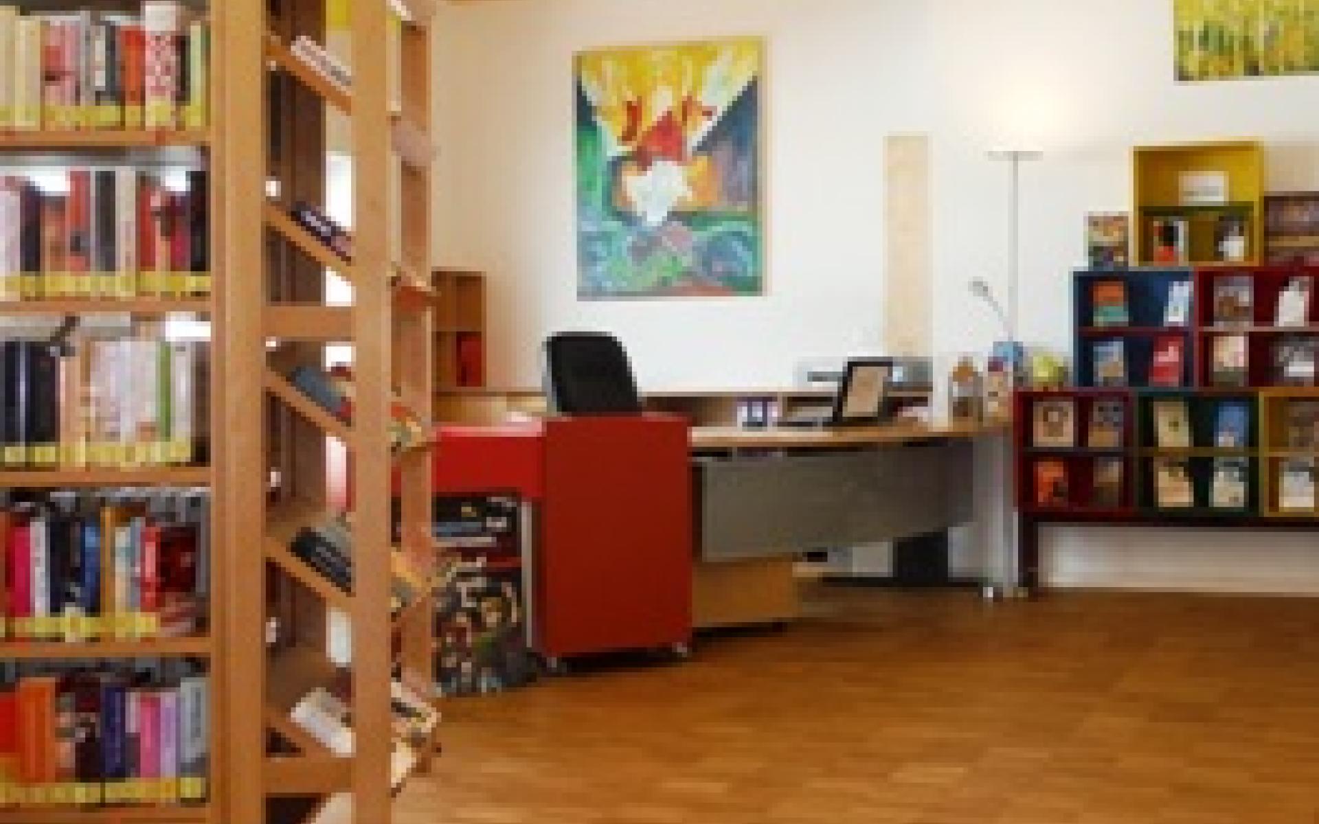 Innenansicht der Bücherei