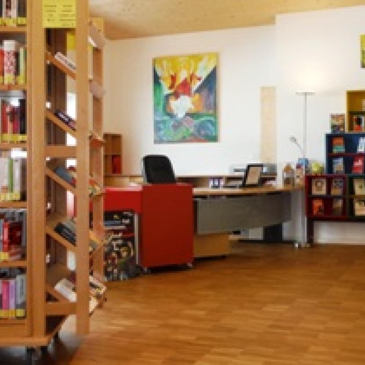 Innenansicht der Bücherei